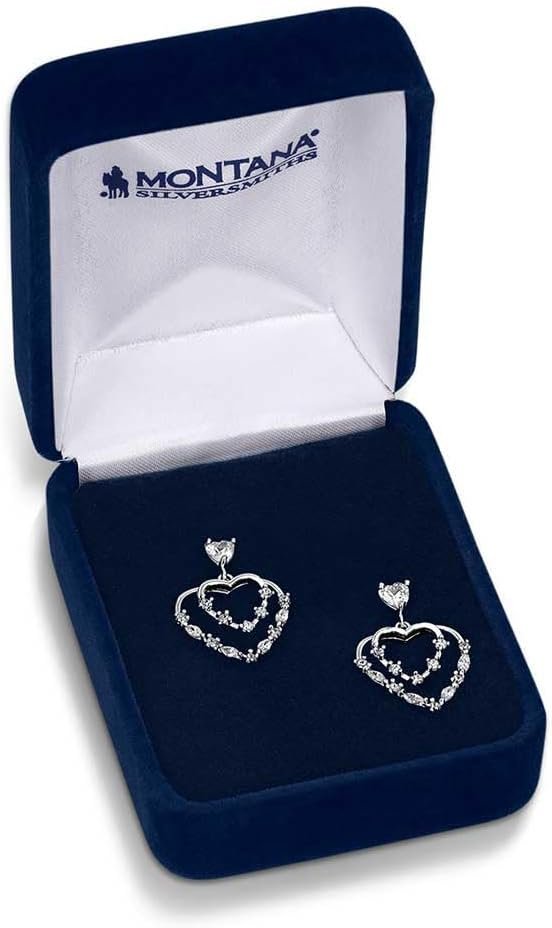 
                  
                    Montana Silversmiths Women's Heart Grows Crystal Earrings in Gift Box
                  
                
