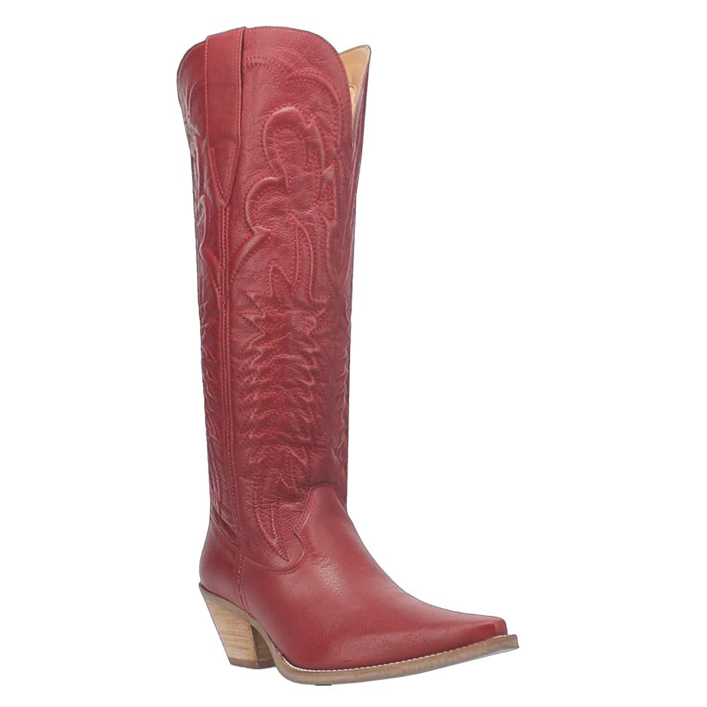 
                  
                    Dingo Women's Raisin Kane Embroidered Snip Toe Boots - red
                  
                