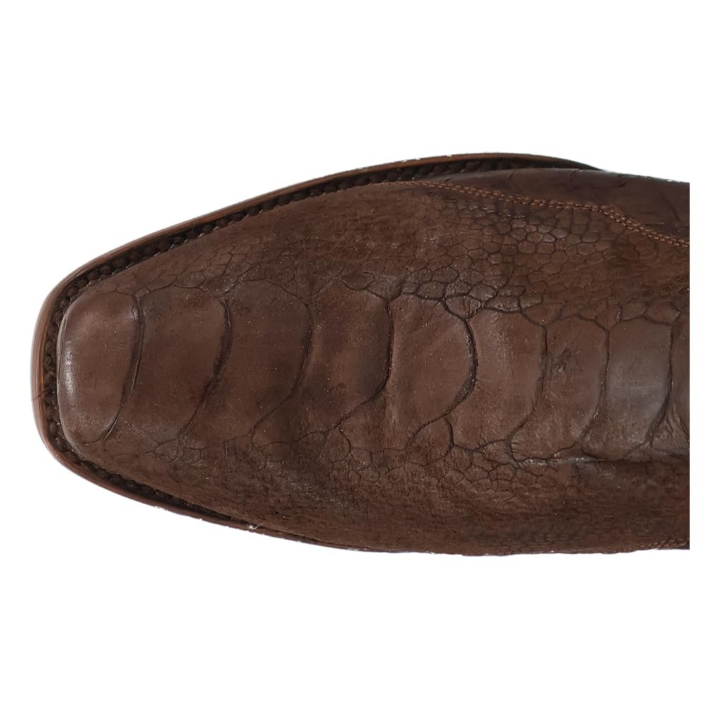 
                  
                    Toe Box of Dan Post Men's Anders Ostrich Leg Square Toe Western Boot
                  
                