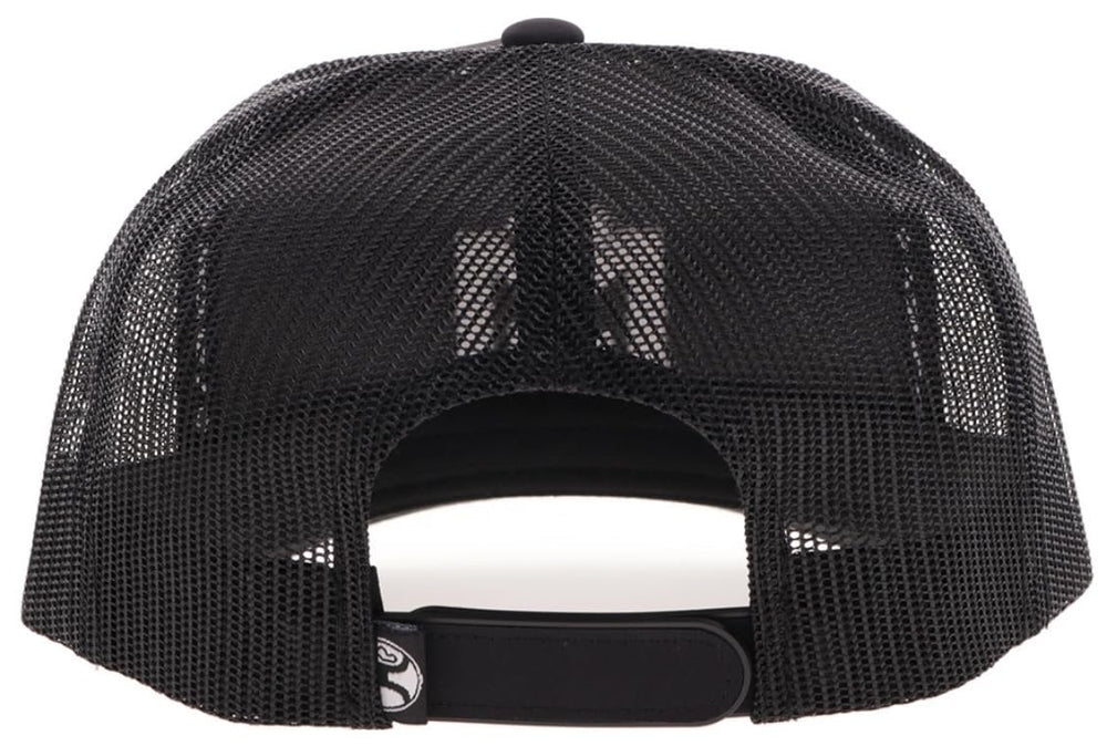 
                  
                    Back of black HOOEY Shad Mayfield 5-Panel Trucker Hat
                  
                