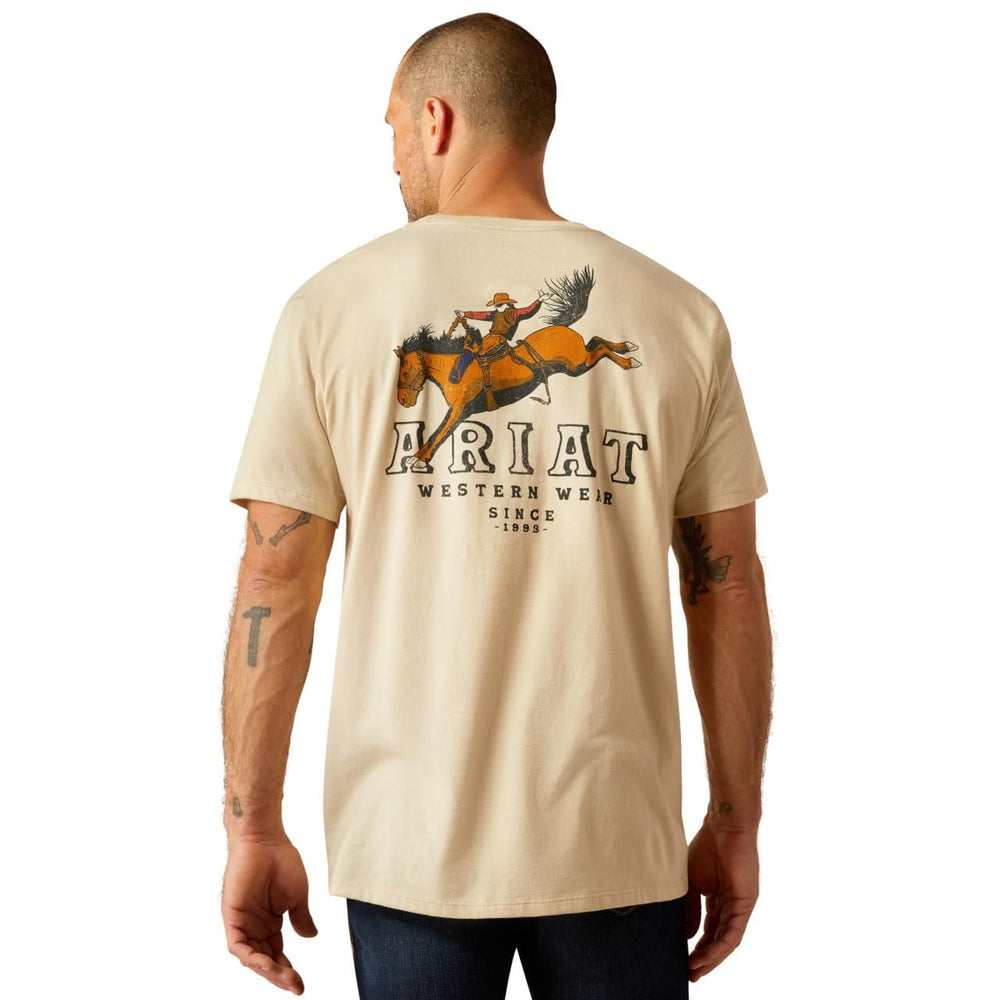 
                  
                    Back of Ariat Men's Bronc Ridin' Heritage T-Shirt
                  
                