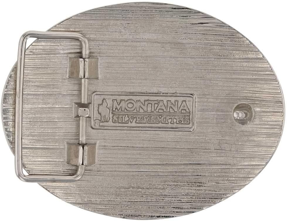 Back of Cowboy Sh*t x Montana Silversmiths - Cowboy Trail Belt Buckle