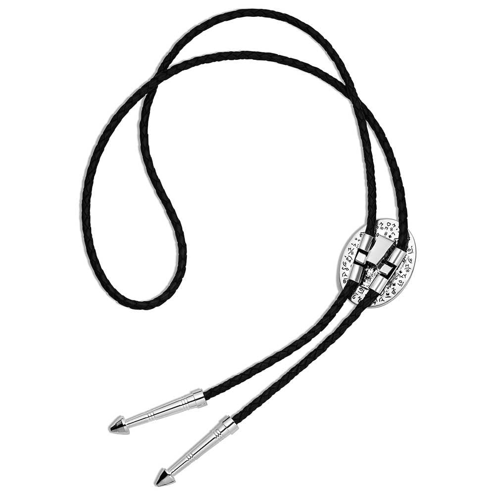 Back of Montana Silversmiths Turquoise Waters Bolo Tie