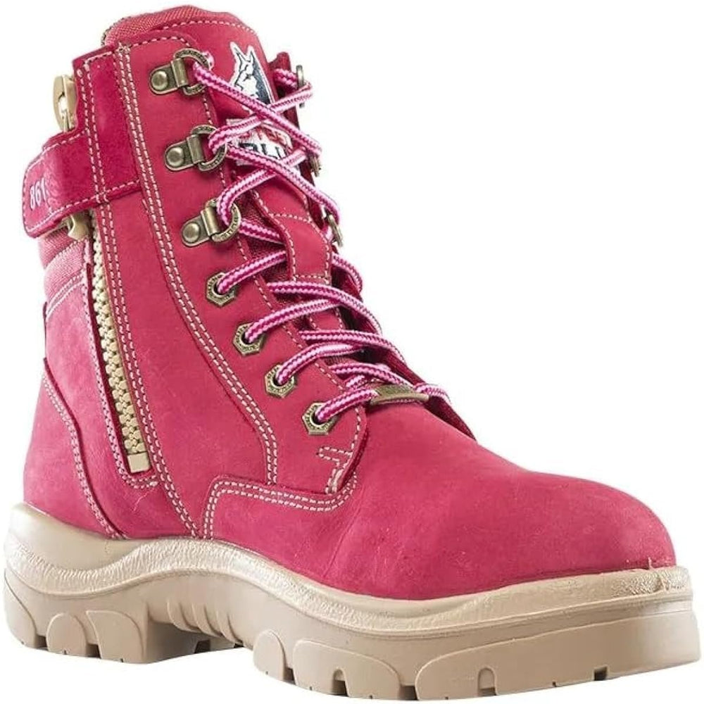 
                  
                    Steel Blue Southern Cross Ladies Safety Boot in Pink
                  
                