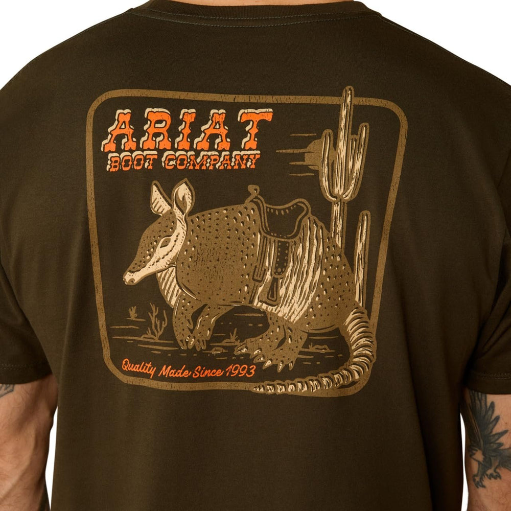 
                  
                    Back Graphic on Ariat Men's Armadillo on a Half Shell T-Shirt
                  
                