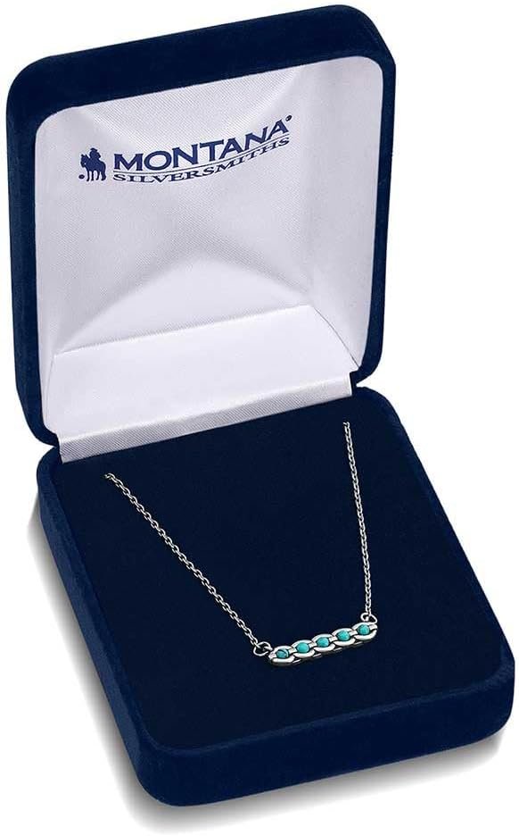 
                  
                    Montana Silversmiths Women's Center of It All Necklace in Blue Padded Case
                  
                