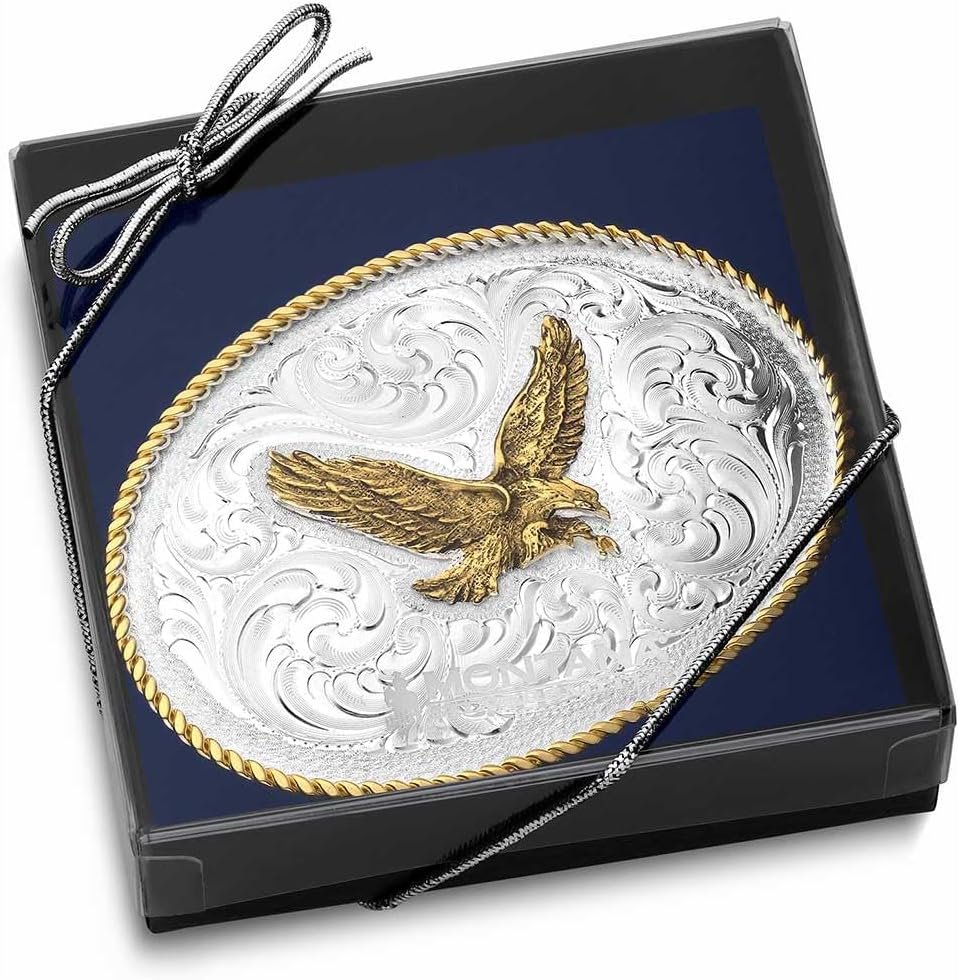 
                  
                    Montana Silversmiths Wings of Strength Belt Buckle in Gift Box
                  
                