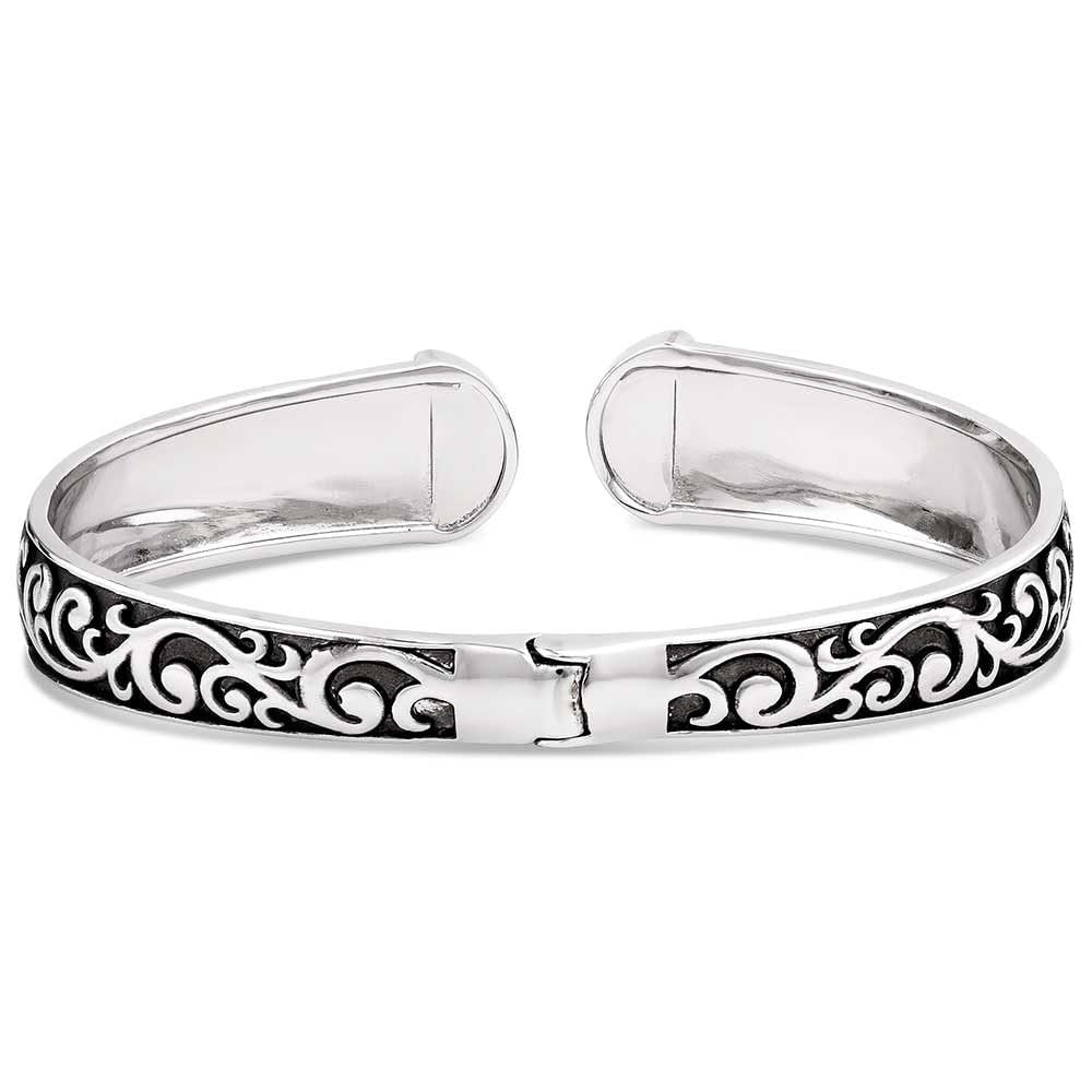 Back of Montana Silversmiths Women's Heavenly Waters Bracelet