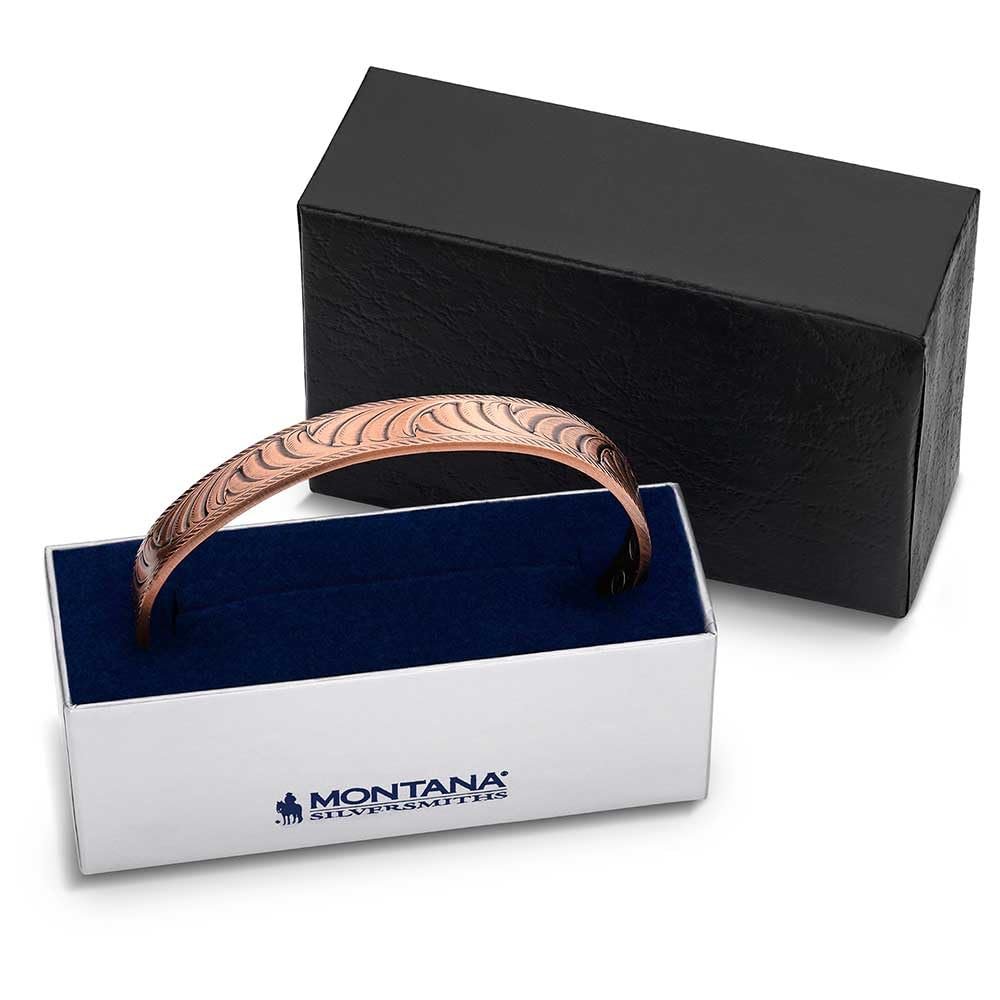 
                  
                    Montana Silversmiths Men's Fearless Destiny Cuff Bracelet in Gift Box
                  
                
