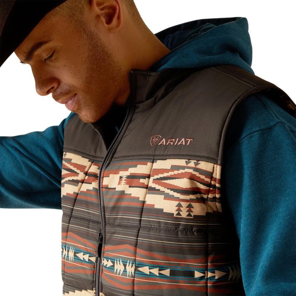 
                  
                    Logo on Ariat Men's Crius Insulated Vest in Cornstalk
                  
                