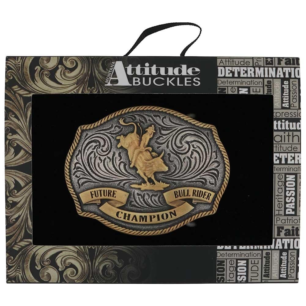 
                  
                    Montana Silversmiths Men's Future Bull Rider Buckle in Attitude Packaging
                  
                