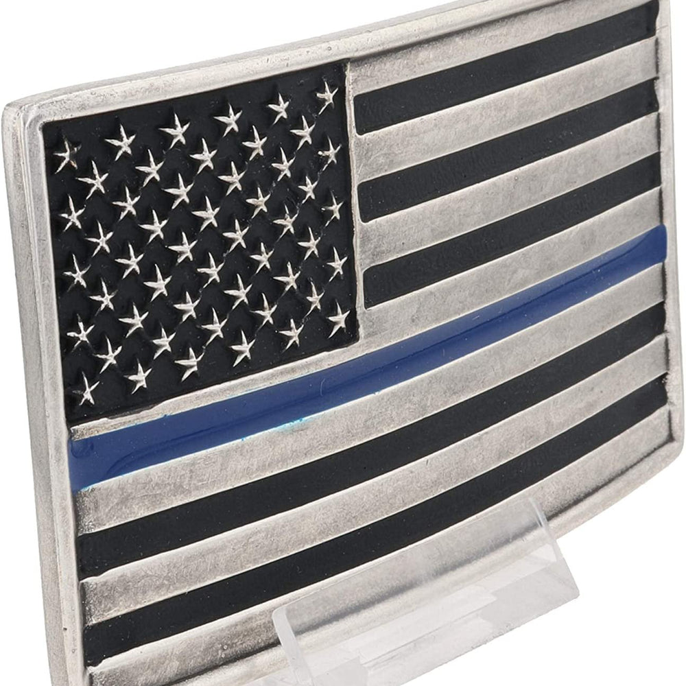 
                  
                    Side of Montana Silversmiths American Flag Attitude Buckle
                  
                