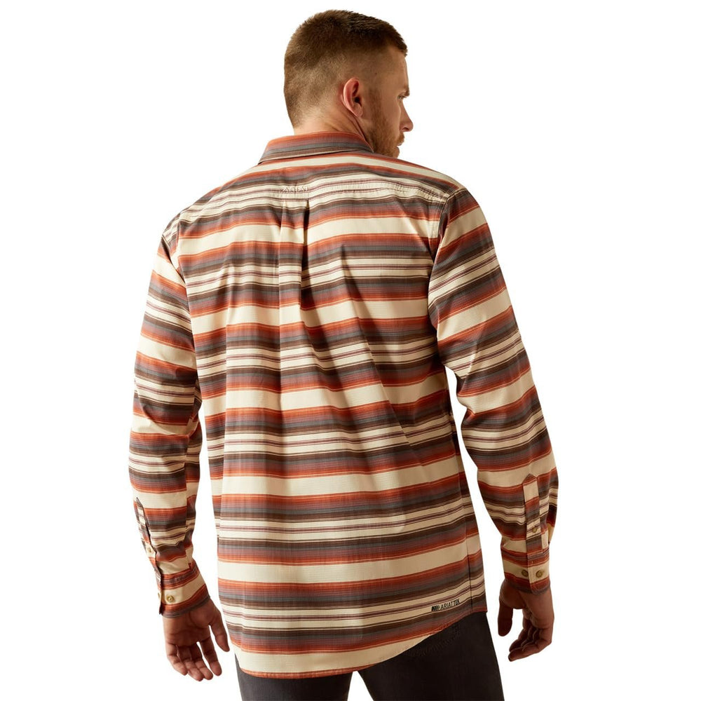 
                  
                    Back of Ariat Men's 360 Airflow Classic Fit Shirt in Sandshell
                  
                