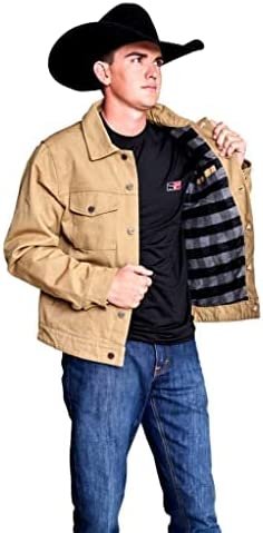 
                  
                    Lining of Kimes Ranch Men's Canvas Marshall Jacket in Tan
                  
                