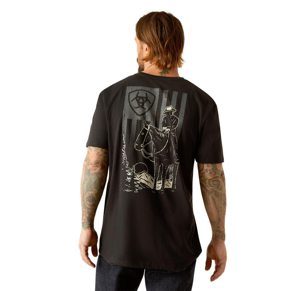 
                  
                    Back of Ariat Men's Big Sky Freedom T-Shirt
                  
                