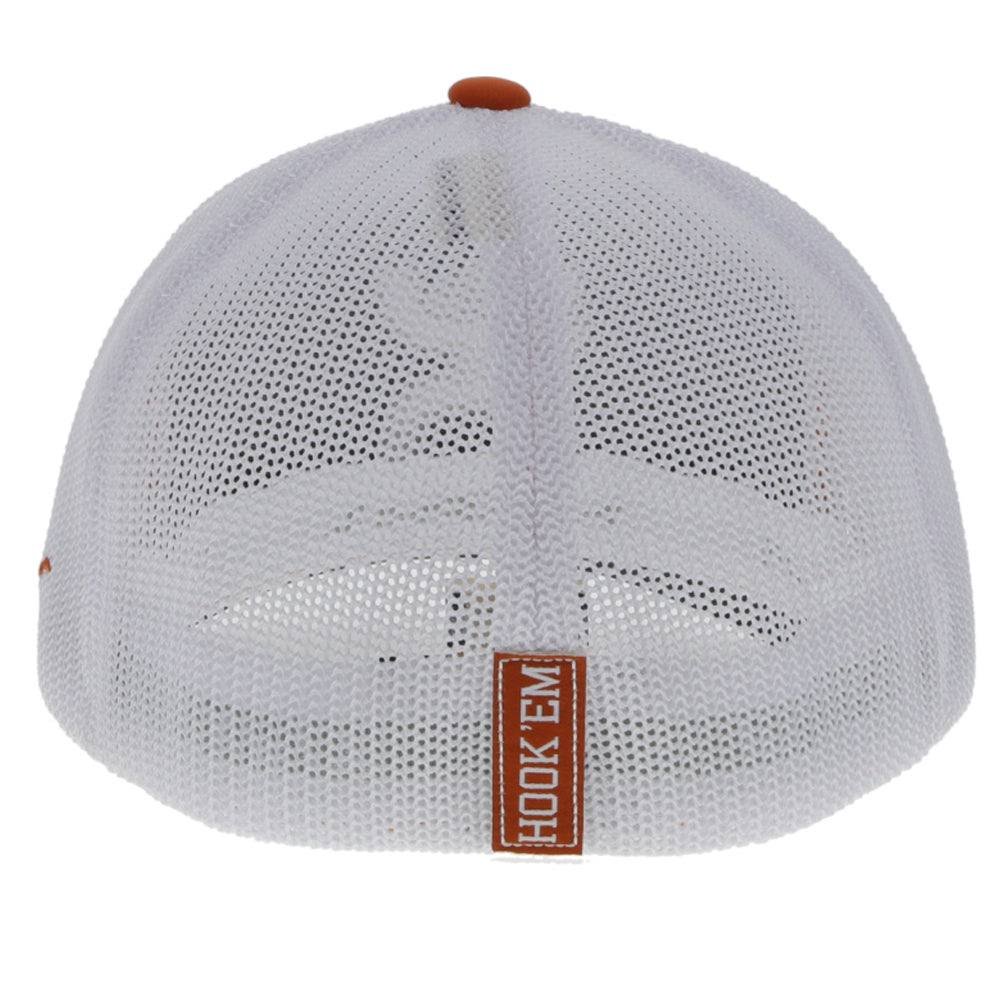 
                  
                    Back of Hooey University of Texas Flexfit Hat, Orange/White
                  
                