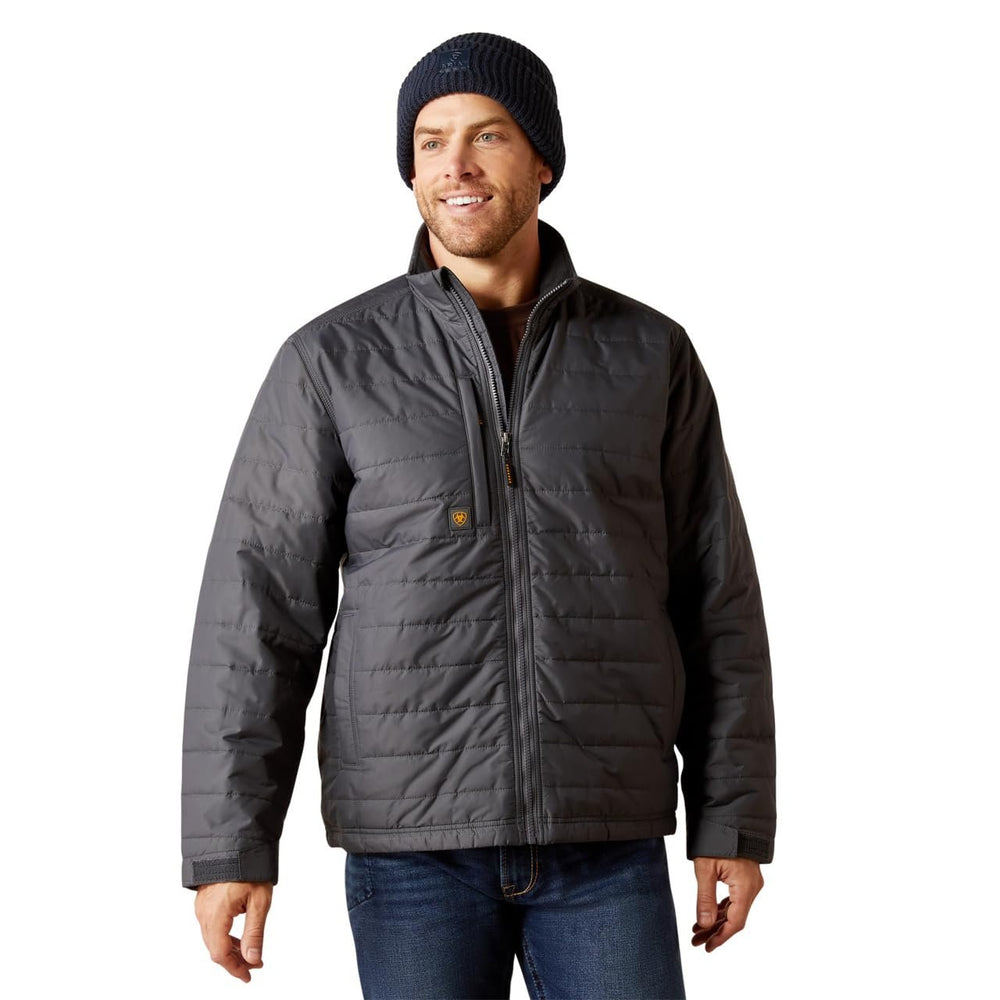 Ariat Men's Rebar Cordura Ripstop Lightweight Insulated Jacket in Rebar Grey