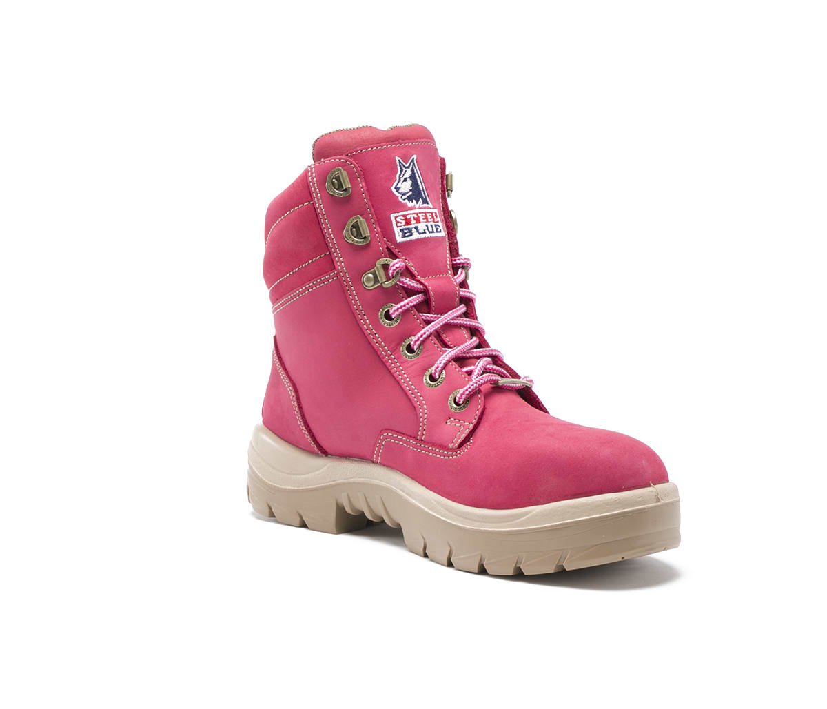 Steel Blue Southern Cross Ladies Safety Boot in Pink