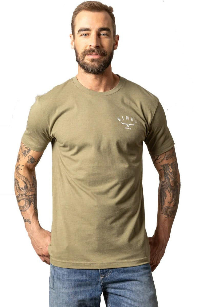 
                  
                    Kimes Ranch Men's Cut Through T-Shirt in Light Olive
                  
                