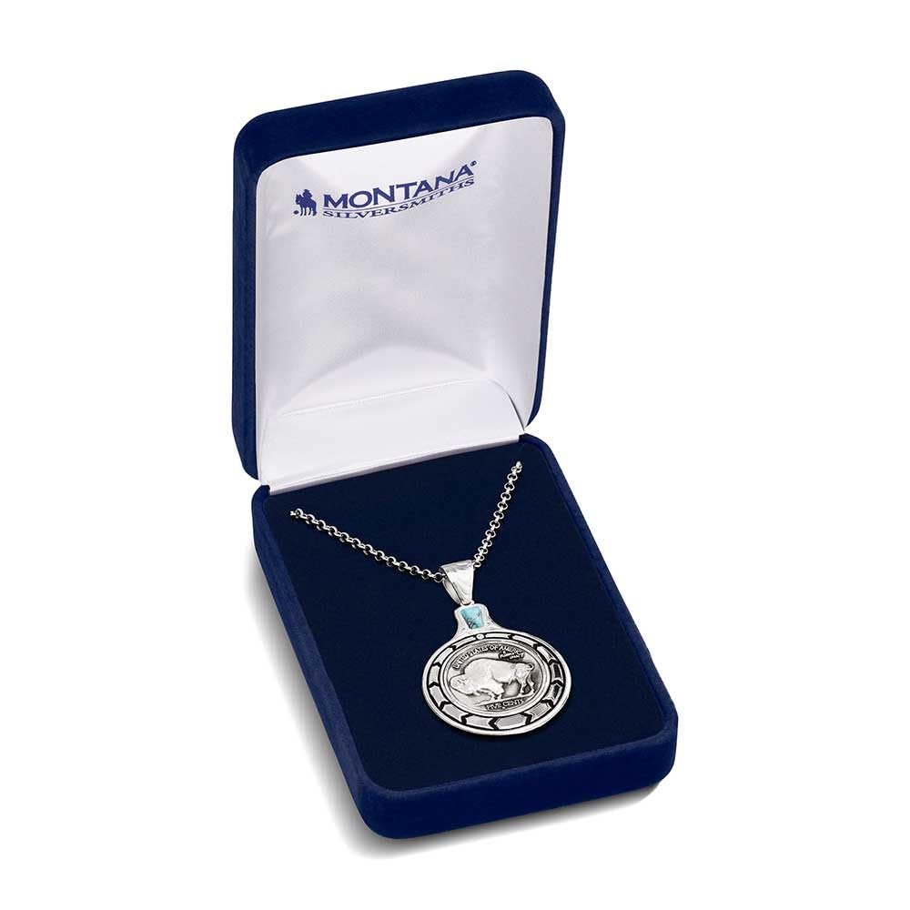 
                  
                    Montana Silversmiths Buffalo Plains Necklace in Padded Box
                  
                