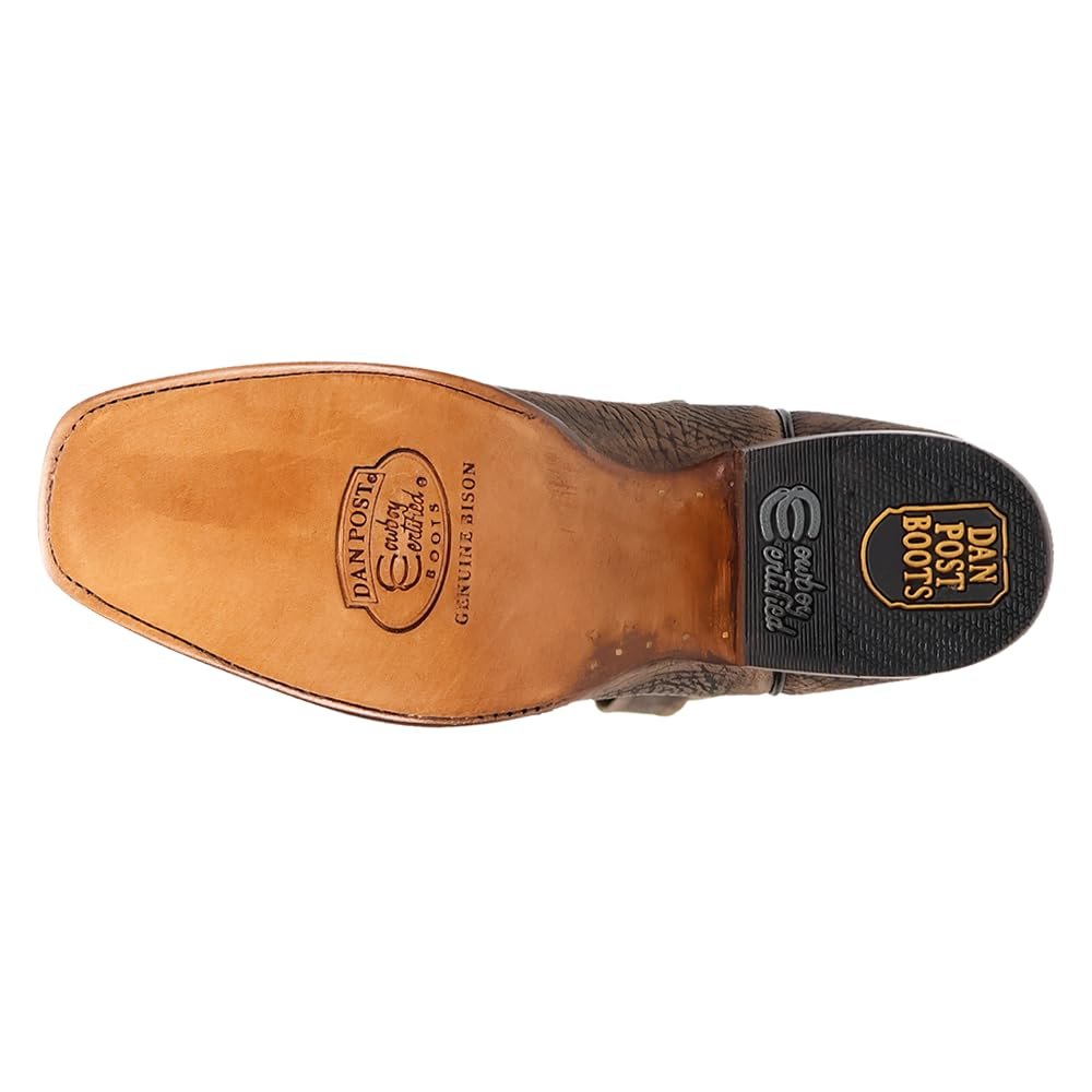 
                  
                    Bottom of Dan Post Boots Men's The Dirt Show - Mauney Square Toe Pull On Boots, Brown
                  
                