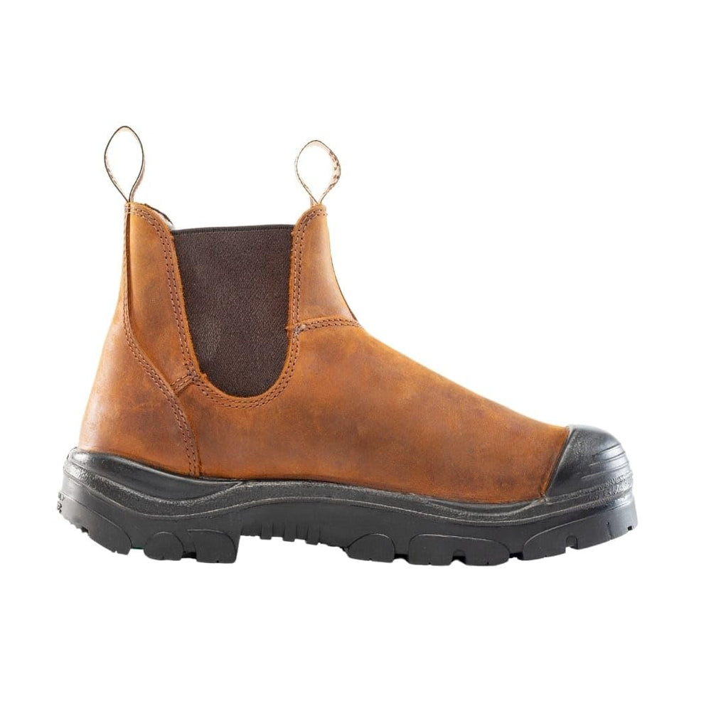
                  
                    Side of Steel Blue Hobart PR Met: Bump Work Boot in Brown
                  
                