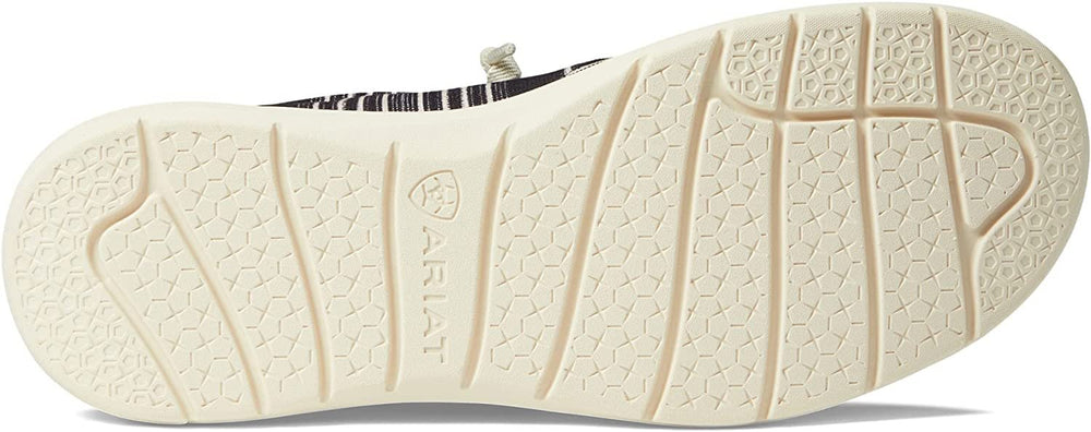 
                  
                    Outsole of Ariat Men's Hilo Chimayo Shoe in Cristo Black
                  
                