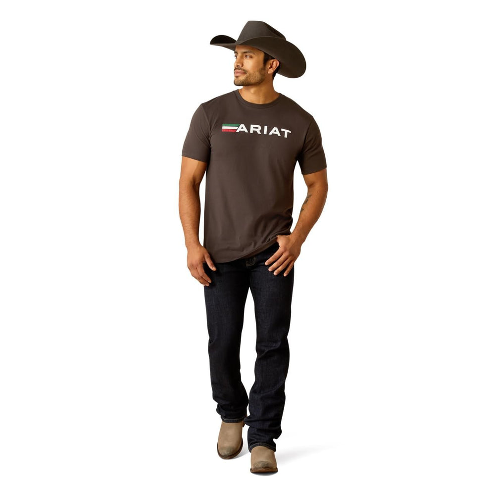 Man Wearing Ariat Men's Viva T-Shirt