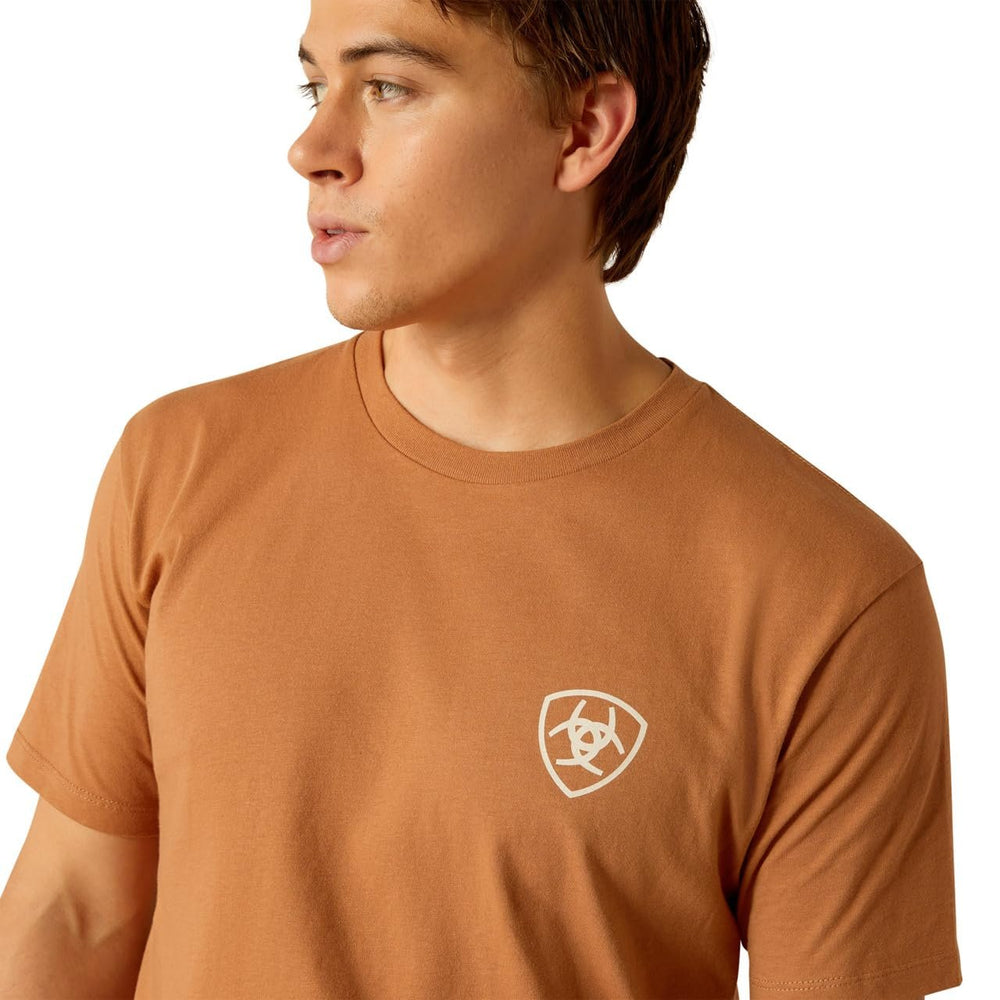 
                  
                    Logo on Ariat Men's Horizon Oasis T-Shirt
                  
                