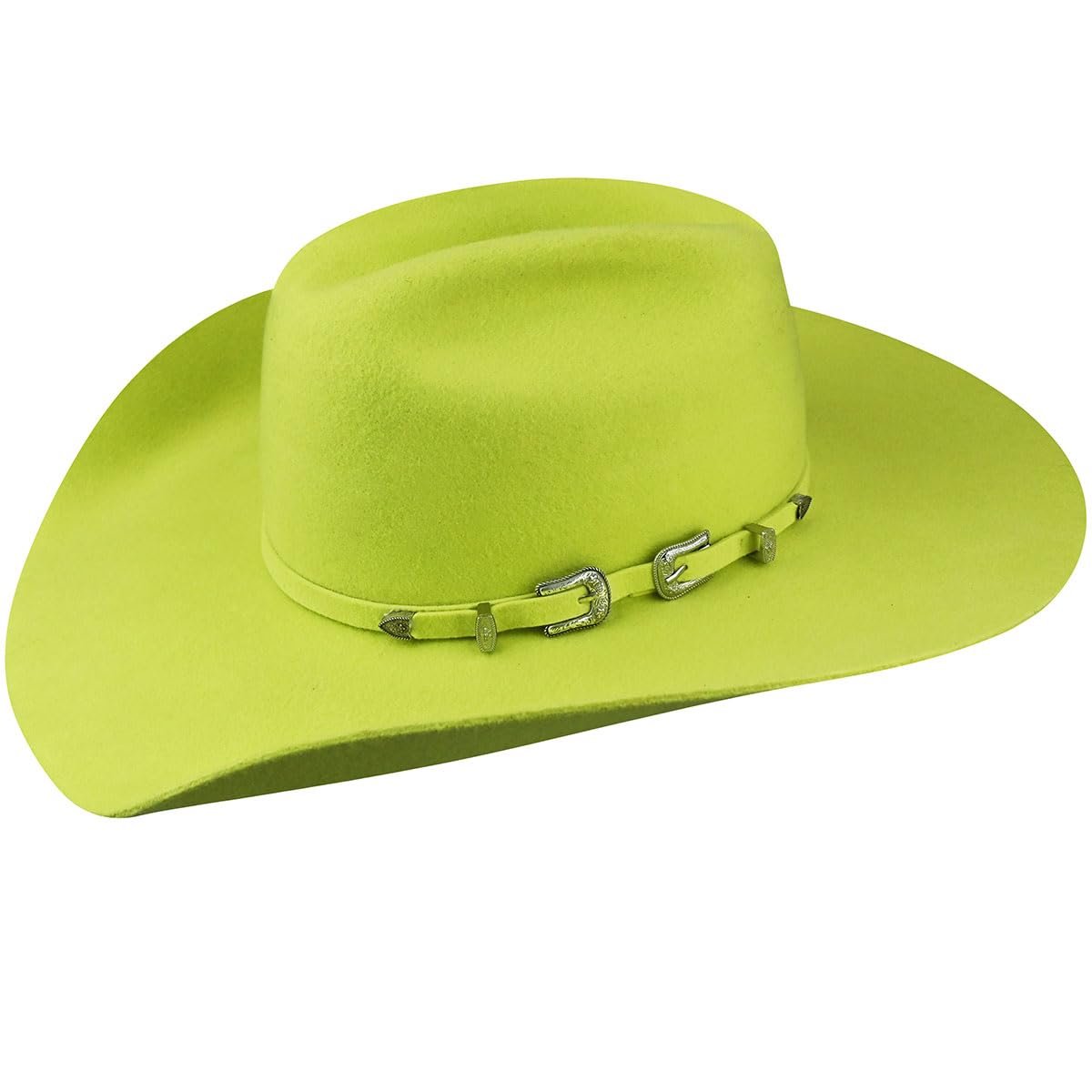 Bailey Firehole Renegade Punchy Western Hat in Limeade