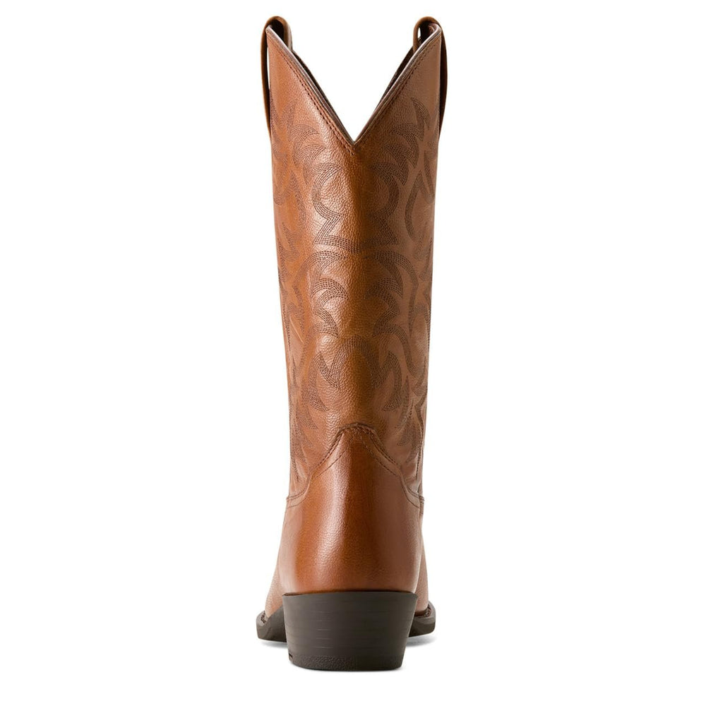 
                  
                    Back of Ariat Men's Heritage R Toe Western Boot in Cognac
                  
                