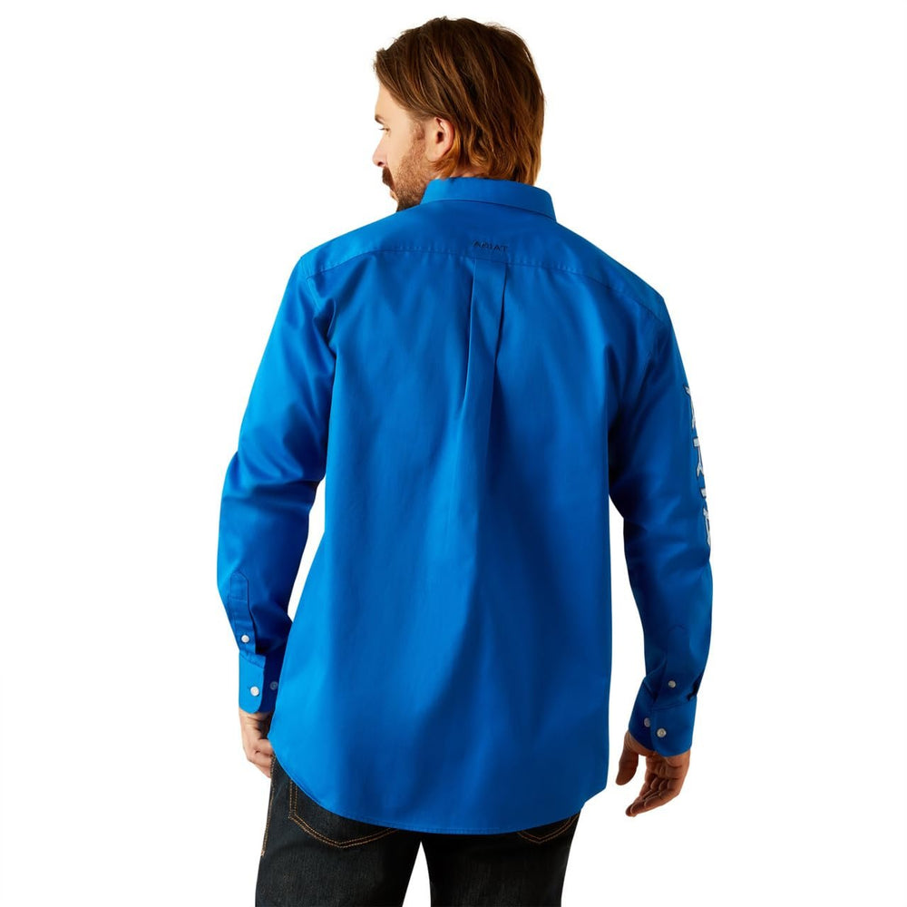
                  
                    Back of Ariat Men's Team Logo Twill Classic Fit Shirt
                  
                