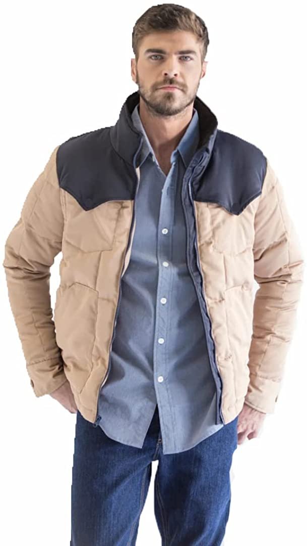 Kimes Ranch Men's Colt Jacket in Tan/Navy