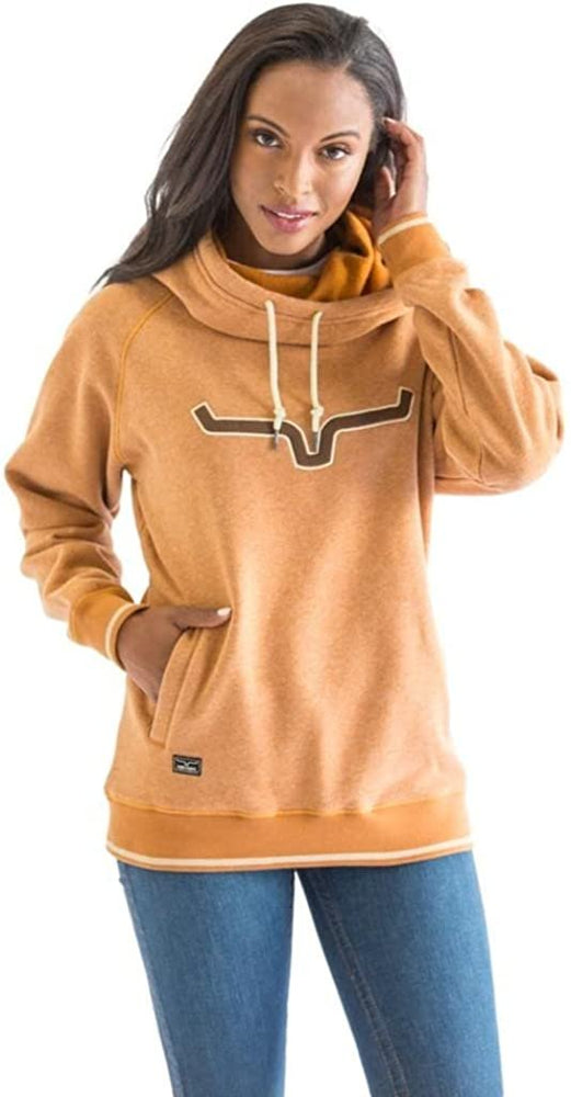 
                  
                    Woman Wearing Kimes Ranch Women's Two Scoops Hoodie in Rusty Heather
                  
                
