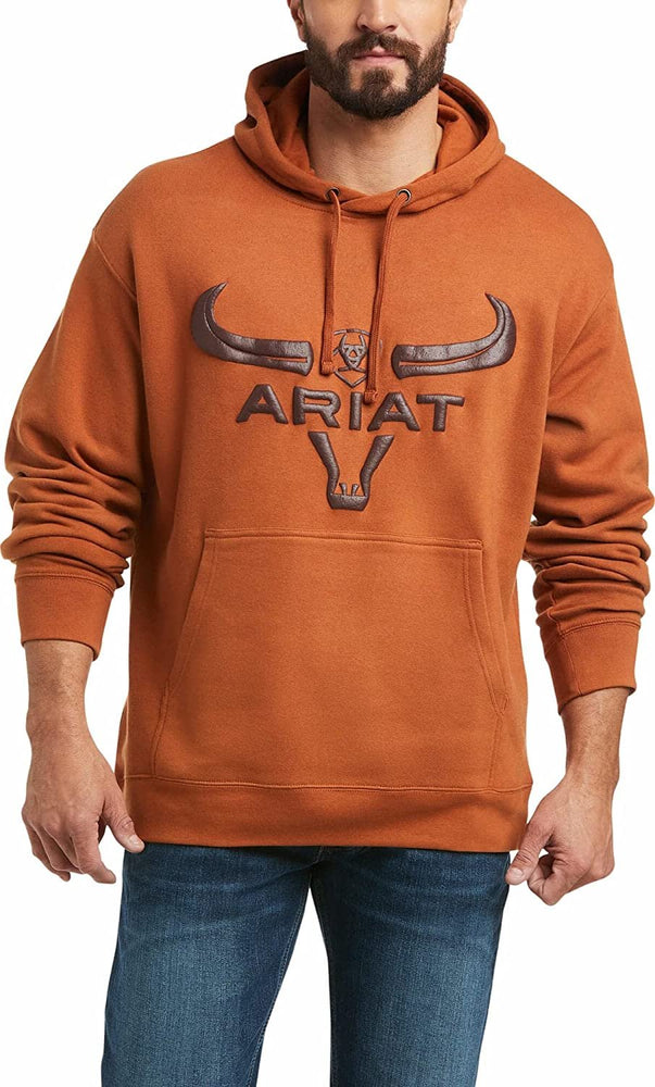 
                  
                    Orange Ariat Men's Graphic Hoodie
                  
                