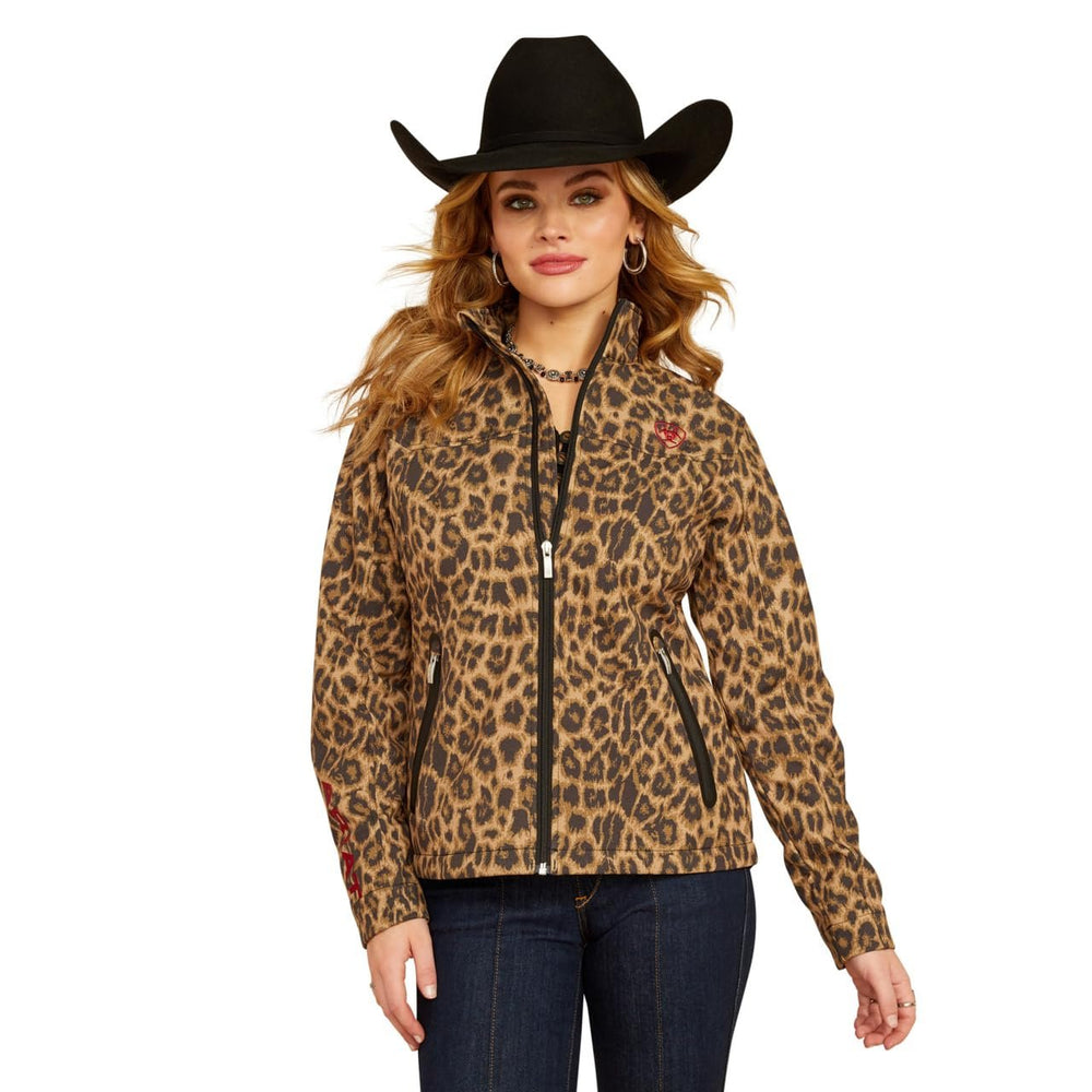 
                  
                    Ariat Women's New Team Softshell Print Jacket in Lila Leopard
                  
                