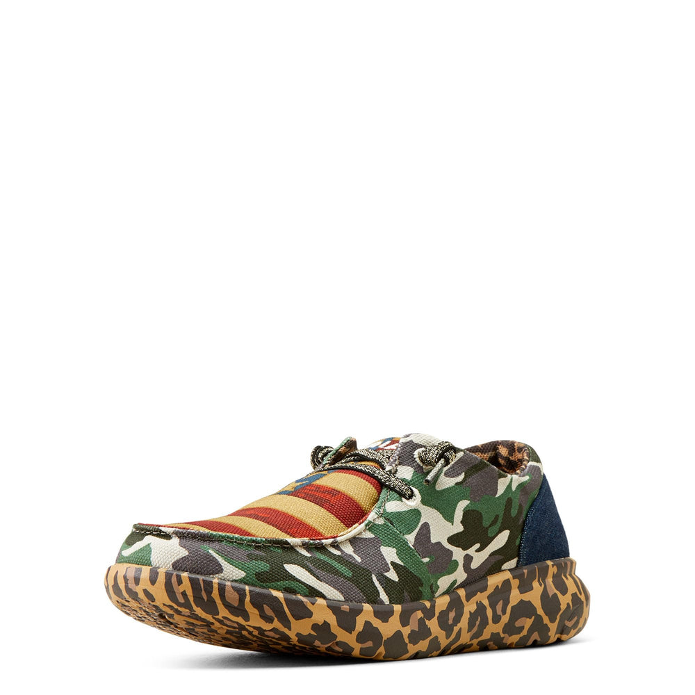 
                  
                    Front side view of Ariat Women's Hilo Rodeo Quincy Shoe, Wild West USA
                  
                