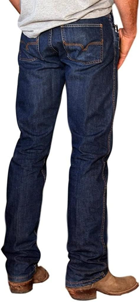 
                  
                    Back of Kimes Ranch Cal Blue Men's Straight Fit Jeans
                  
                