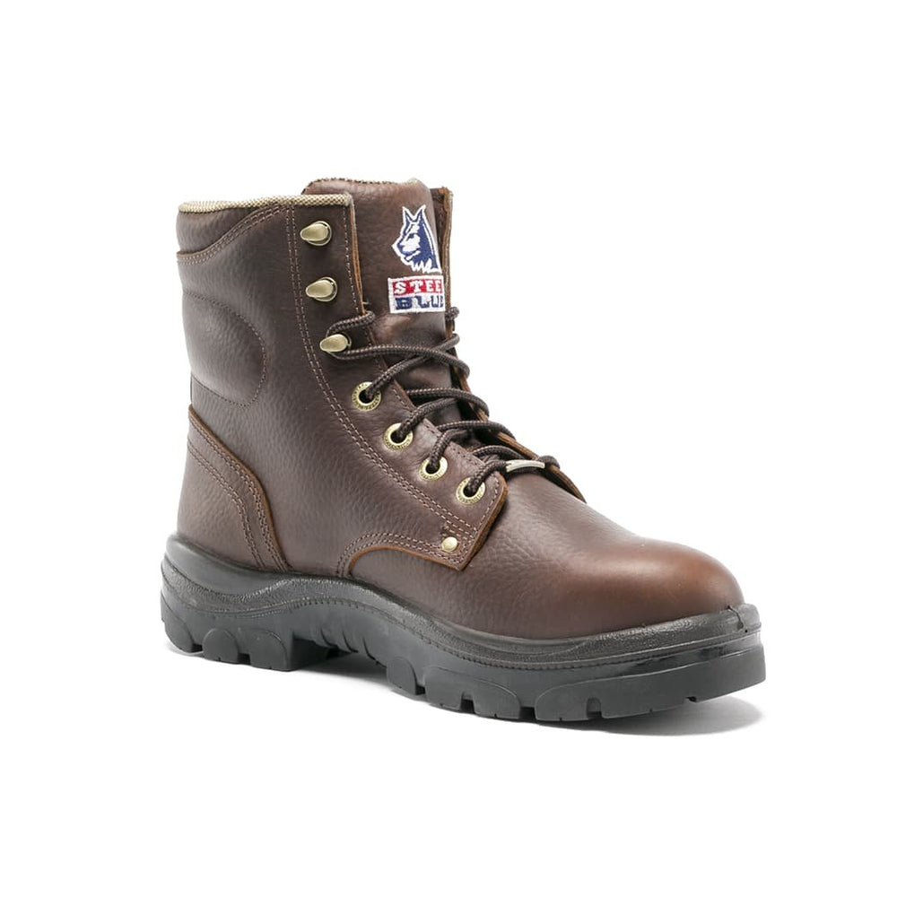 Steel Blue Argyle Safety Boot in Oak