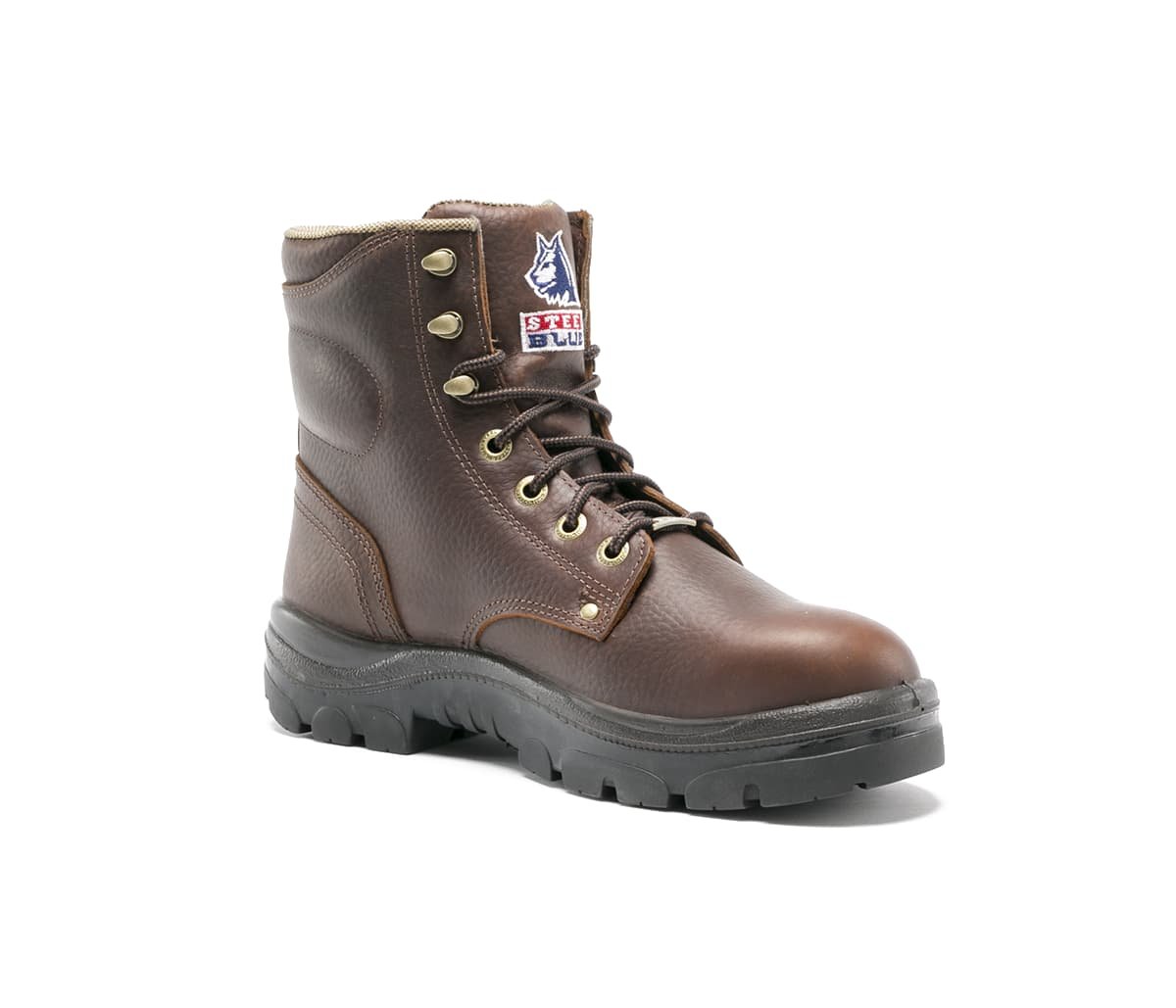 Steel Blue Argyle Safety Boot in Oak