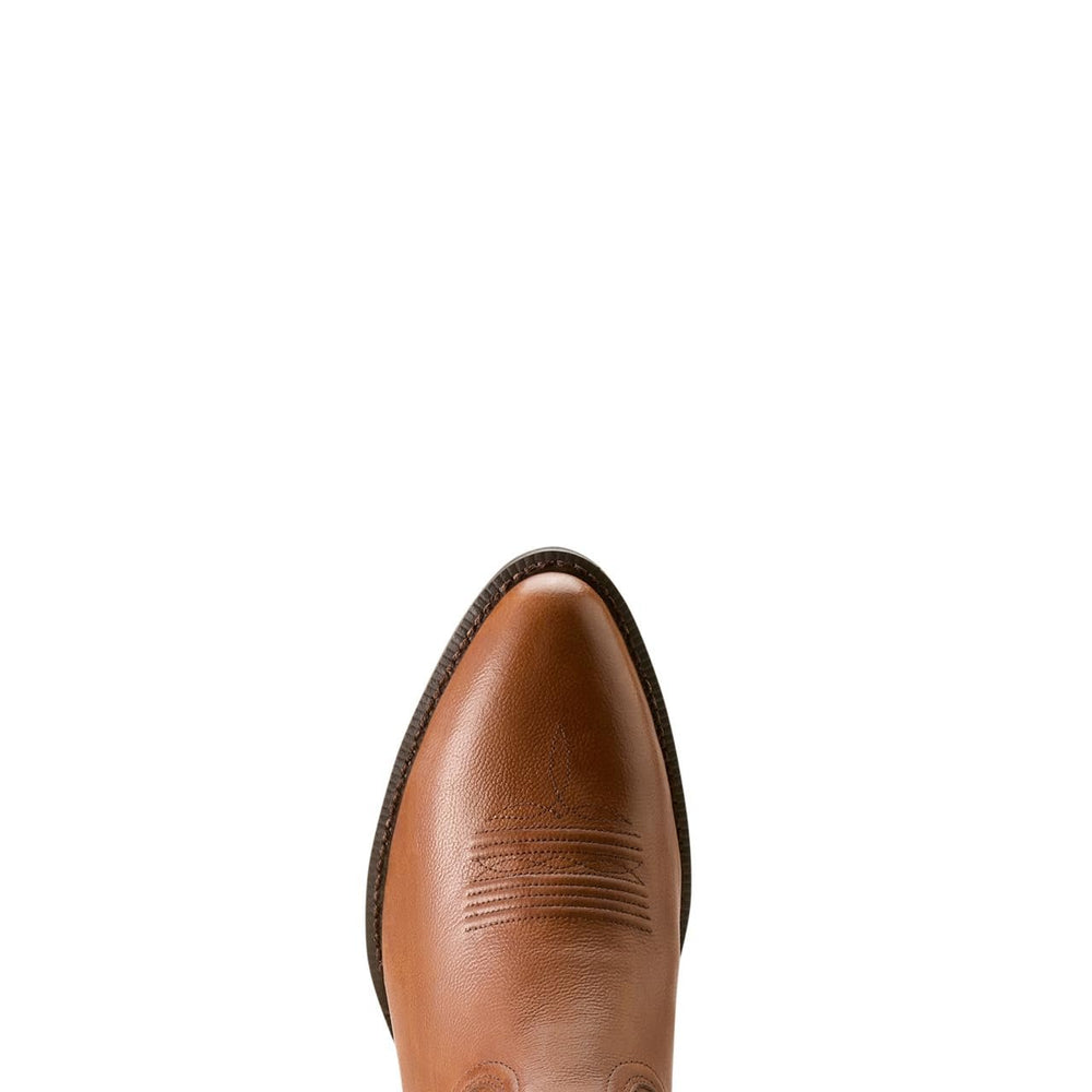 
                  
                    Toe Box of Ariat Men's Heritage R Toe Western Boot in Cognac
                  
                