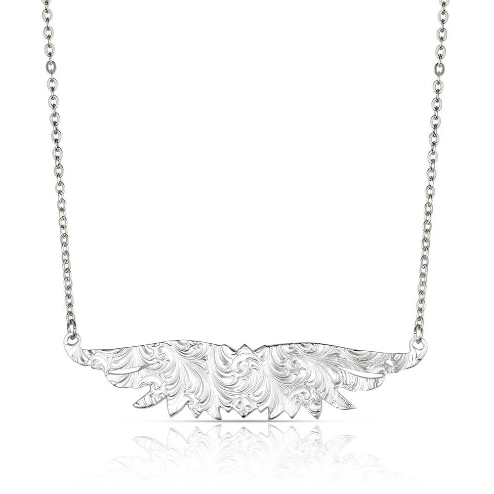 Back of Montana Silversmiths Women's Southwestern Resilience American Made Necklace