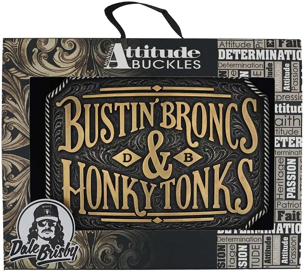 
                  
                    Montana Silversmiths Men's DB Bustin' Broncs & Honky Tonks Buckle in Attitude Packaging
                  
                