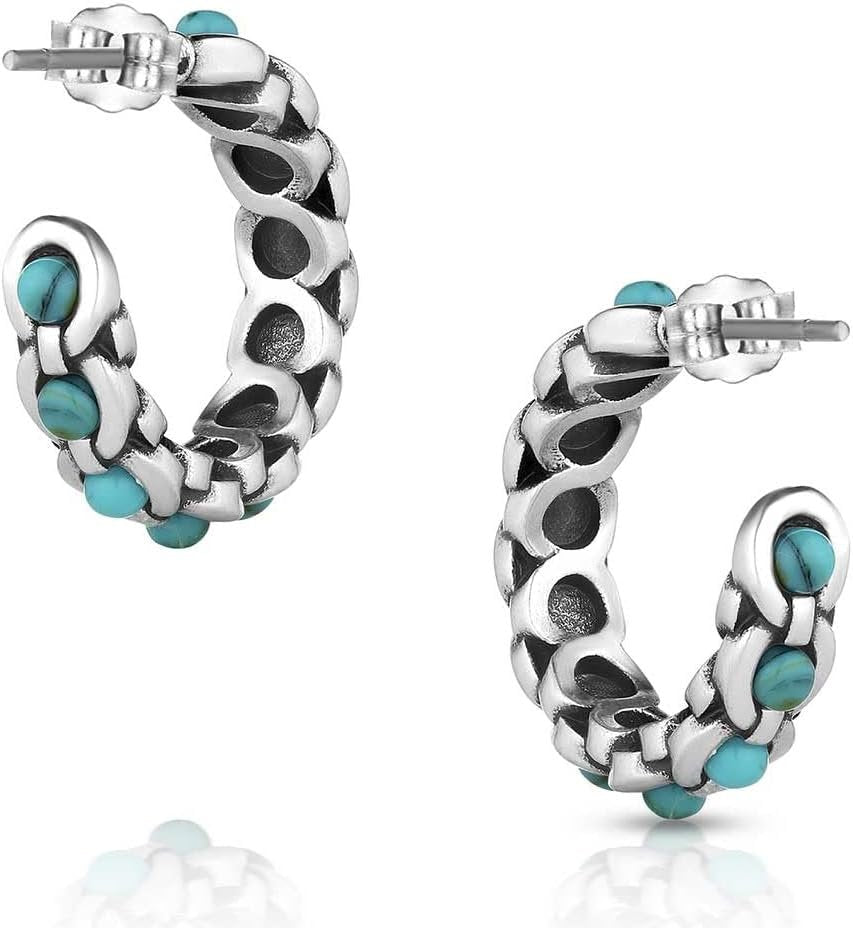 Underside of Montana Silversmiths Women's Center of It All Earrings