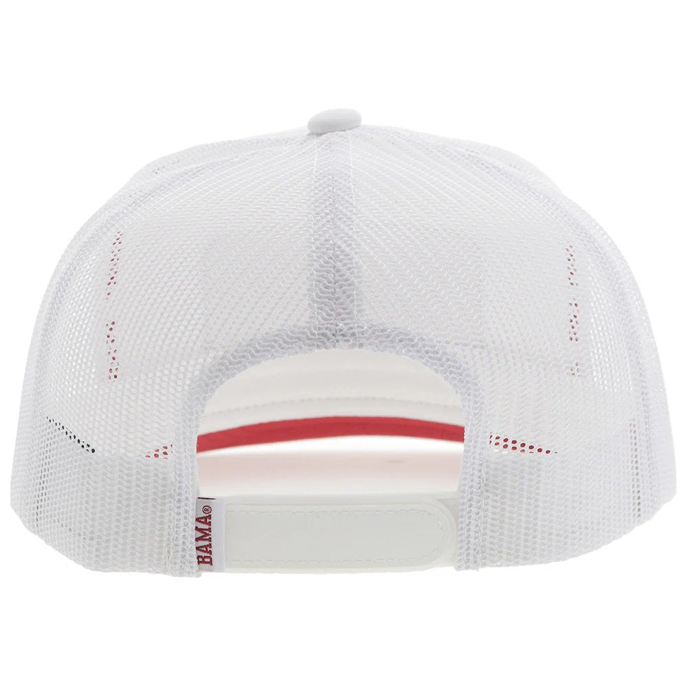 
                  
                    Back of Hooey University of Alabama Snapback Hat, White
                  
                
