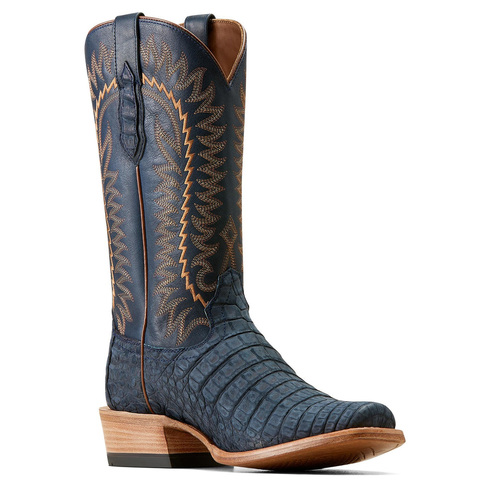 
                  
                    Ariat Men's Futurity Finalist Western Boot, Navy Sueded Caiman
                  
                