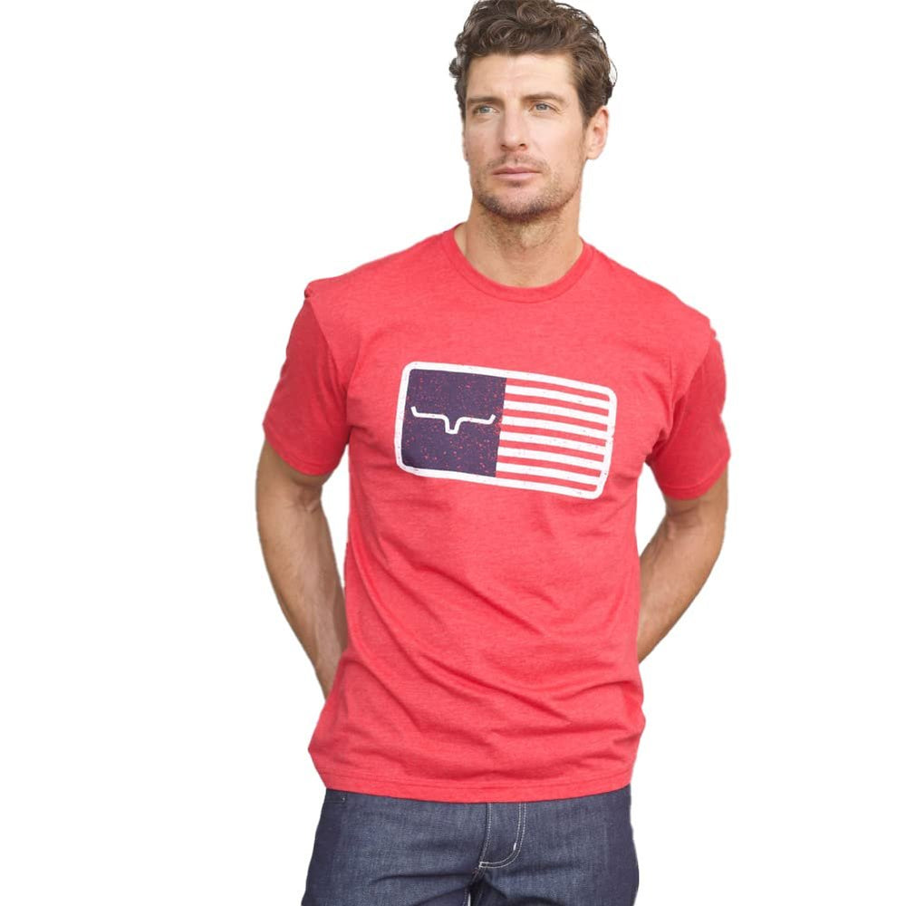 
                  
                    Kimes Ranch Men's American Trucker Short Sleeve T-Shirt, Red
                  
                