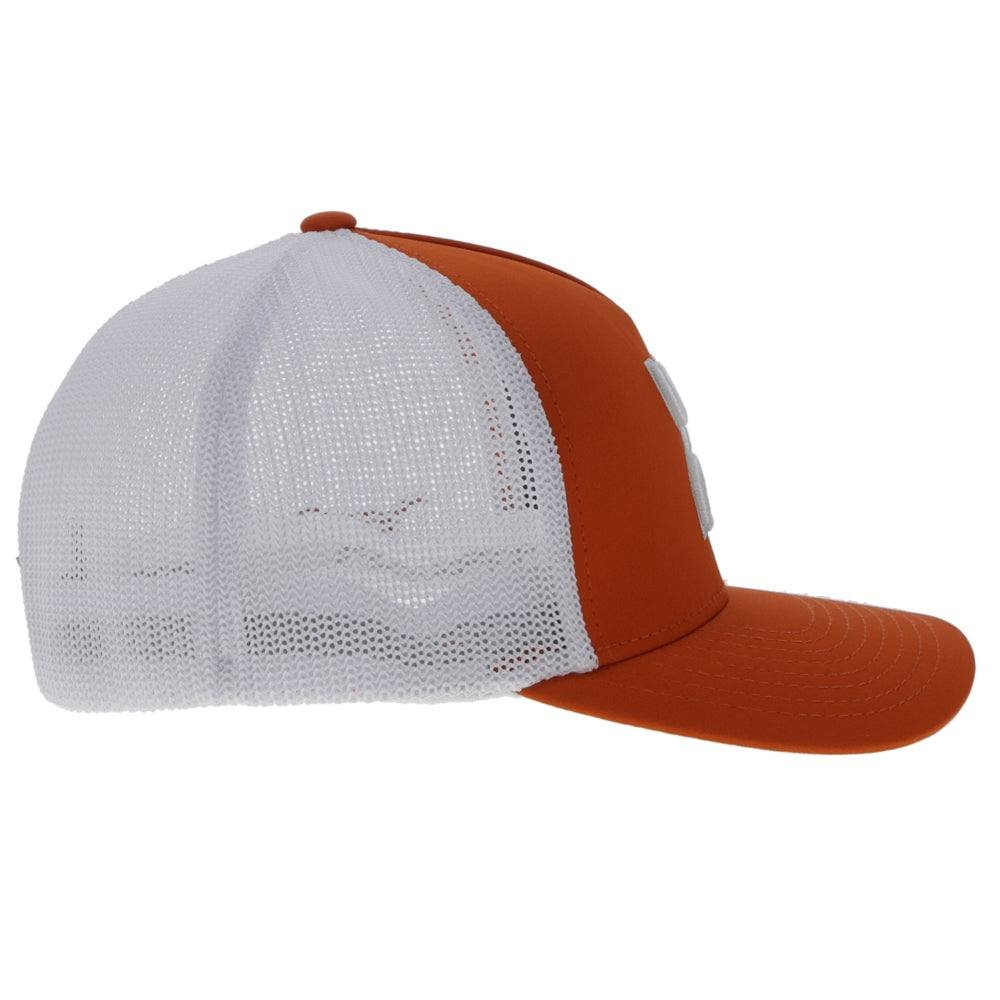 
                  
                    Right side of Hooey University of Texas Flexfit Hat, Orange/White
                  
                