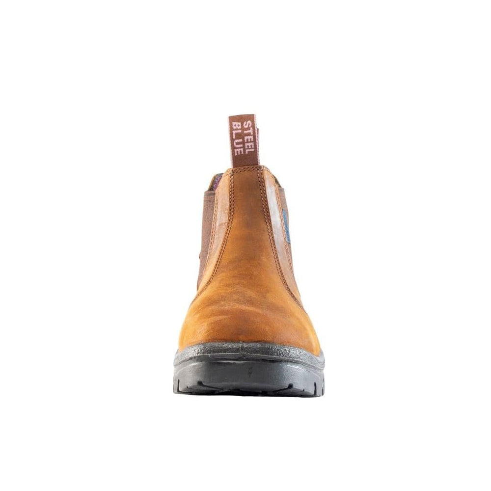 
                  
                    Front View of Steel Blue Hobart Ladies Work Boot, Showing Toe Box
                  
                