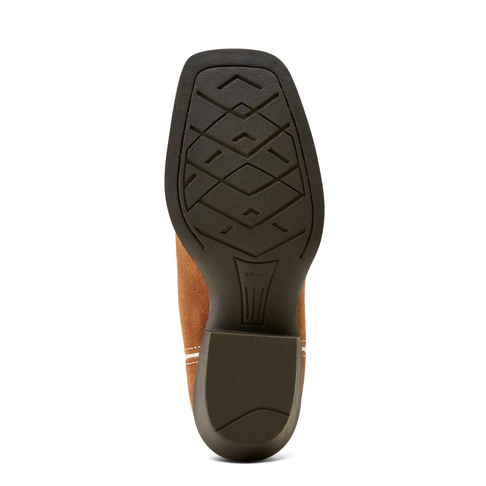 
                  
                    Sole of Ariat Kids' Futurity Rodeo Quincy Cutter Toe Western Boot, Chestnut Suede
                  
                